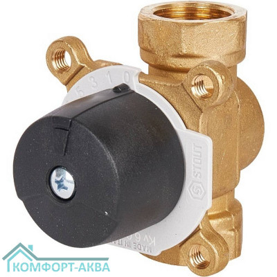 Клапан STOUT 3-х ходовой смесительный 3/4" KVs 6 SVM-0003-012002