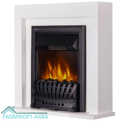 Каминокомплект:Очаг Electrolux EFP/P-1020LS,портал Simple Classic белый