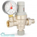Клапан VARMEGA подпиточный 1/2", мембранный, с манометром, VM23001