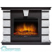Портал Firelight Excalibur 25 камень белый, шпон венге