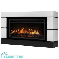 Каминокомплект: Очаг Electrolux EFP/P-3620LS, портал Moderno 42/40/36, белый