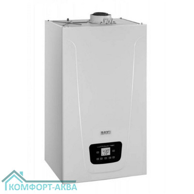 Котел газовый BAXI LUNA DUO-TEC E 1.24 конденс., настенный, 1 конт., закр.кам.сгор.