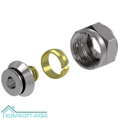 Фитинг коллекторный Royal Thermo 16х2,0 мм "евроконус", 3/4"
