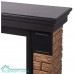 Портал Firelight Forte Wood Classic камень темный, шпон венге