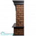 Портал Firelight Forte Wood Classic камень темный, шпон венге