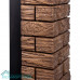 Портал Firelight Forte Wood Classic камень темный, шпон венге