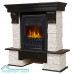Портал Firelight Pietra Classic камень сланец натуральный, шпон темный дуб