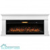 Каминокомплект: Очаг Royal Thermo Aurora RTFP/P-AR60LS, портал California 60 W, белый