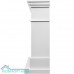 Каминокомплект: Очаг Royal Thermo Aurora RTFP/P-AR60LS, портал California 60 W, белый