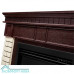 Портал Firelight Bricks 30 камень бежевый, шпон темный дуб