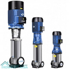 Насос вертикал.многоступ. CNP CDM10-19, 7.5 кВт, станд. фланец, 3х380В, 50 Гц, чугун, 120 С