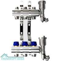 Группа коллекторная РИДАН FHF-12R set: коллектор + кронштейн + торцевая секция