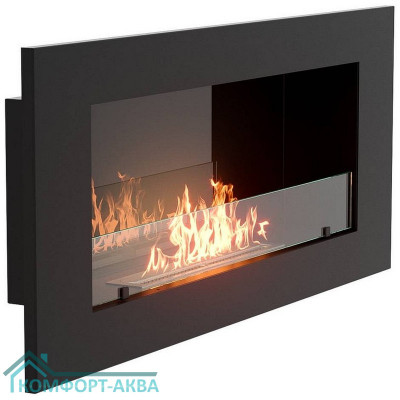 Каминокомплект:Биокамин Firelight BFP/W-110+Набор керамических камней М, черные