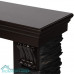Портал Firelight Pietra Nuovo Classic камень сланец чёрный, шпон венге