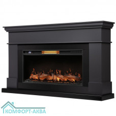 Каминокомплект: Очаг Royal Thermo Aurora RTFP/P-AR40LS, портал California 42/40/36, графит