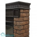 Каминокомплект:Очаг Electrolux EFP/P-3320RLS, портал Bricks Wood 30 камень темный, шпон венге