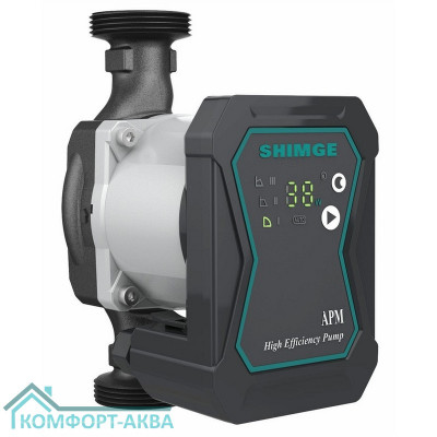 Насос циркуляционный SHIMGE APM 25-12-180 (1х220В, 0,18кВт), с гайками, L180