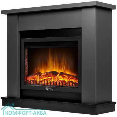 Каминокомплект Firelight: Очаг EFP/P-2520LS N, портал Canto 25 графит