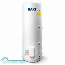 Бойлер косвенного нагрева BAXI UBC 300 DC напольный, двойной змеевик, с боковым подключением