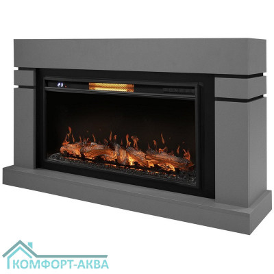 Портал Firelight Lindos 42/40/36, светло-серый, р/в