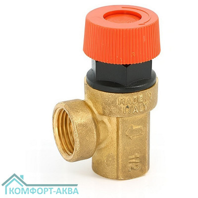 Клапан Uni-Fitt предохранительный ВВ 1/2", 3бар, арт. 240G3022