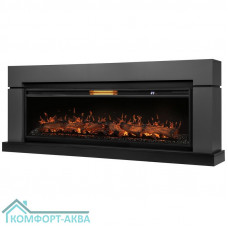 Каминокомплект: Очаг Royal Thermo Aurora RTFP/P-AR60LS, портал Lindos 60 G, графит