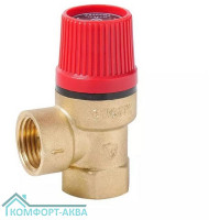 Клапан VIEIR предохранительный 6 БАР 1/2" ВРх1/2" ВР (100/1) VR33FFK-6