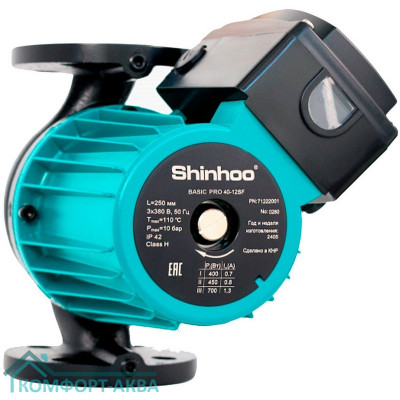 Насос циркуляционный Shinhoo BASIC PRO 50-12SF (1×230В)