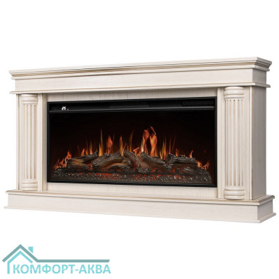 Портал Firelight Olympia 42/40/36, слоновая кость с золотой патиной