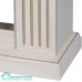 Каминокомплект: Очаг Electrolux EFP/P-3620LS, портал Siena 42/40/36, сл. кость с зол. патиной