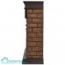 Каминокомплект Firelight: Очаг EFP/P-2720RLS, портал Bricks Wood 25 камень темный, шпон венге