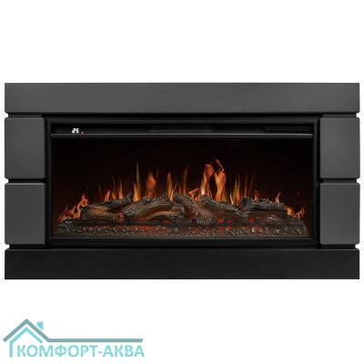 Каминокомплект: Очаг Royal Thermo Aurora RTFP/P-AR40LS, портал Moderno 42/40/36, графит