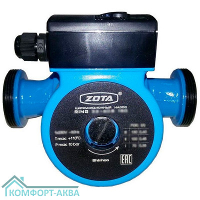 Насос циркуляционный ZOTA RING 32/80 S 180 с гайками