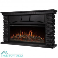 Портал Firelight Porto 42/40/36 камень черный шпон венге