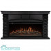 Портал Firelight Porto 42/40/36 камень черный шпон венге