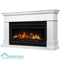 Каминокомплект: Очаг Electrolux EFP/P-3620LS, портал California 42/40/36, белый