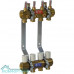 Комплект коллекторного узла Giacomini 1" x 3/4"E /4, R553KY064