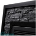 Каминокомплект: Очаг Electrolux EFP/P-3020LS, портал Loft 30 камень черный, черная эмаль