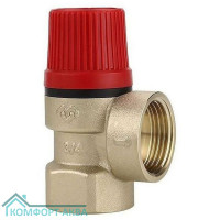 Клапан предохранительный VARMEGA мембранный VM16604 ВР-ВР, 1/2" на 3 бар