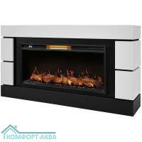 Каминокомплект: Очаг Electrolux EFP/P-4220LS, портал Moderno 42/40/36, белый, р/в