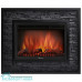 Портал Firelight Loft 30 камень черный, черная эмаль