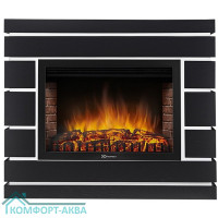 Каминокомплект: Очаг Electrolux EFP/P-2520LS N, портал Moderno 25 шпон черный дуб