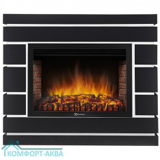 Каминокомплект: Очаг Electrolux EFP/P-2520LS N, портал Moderno 25 шпон черный дуб