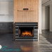 Каминокомплект: Очаг Electrolux EFP/P-2520LS N, портал Moderno 25 шпон черный дуб