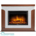 Портал Firelight Prestigio 25 камень белый, шпон дуб