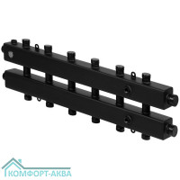 Коллектор Royal Thermo на 6 (7) отопительных контуров (сверху/снизу/сбоку) с кронштейнами