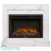 Портал Firelight Simple 25 белый мрамор