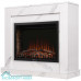 Портал Firelight Simple 25 белый мрамор