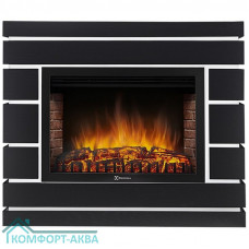 Каминокомплект: Очаг Electrolux EFP/P-3020LS N, портал Moderno 30 шпон чёрный дуб
