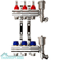 Комплект коллекторов РИДАН FHF-3F set коллектор, кроншт., торц.секция